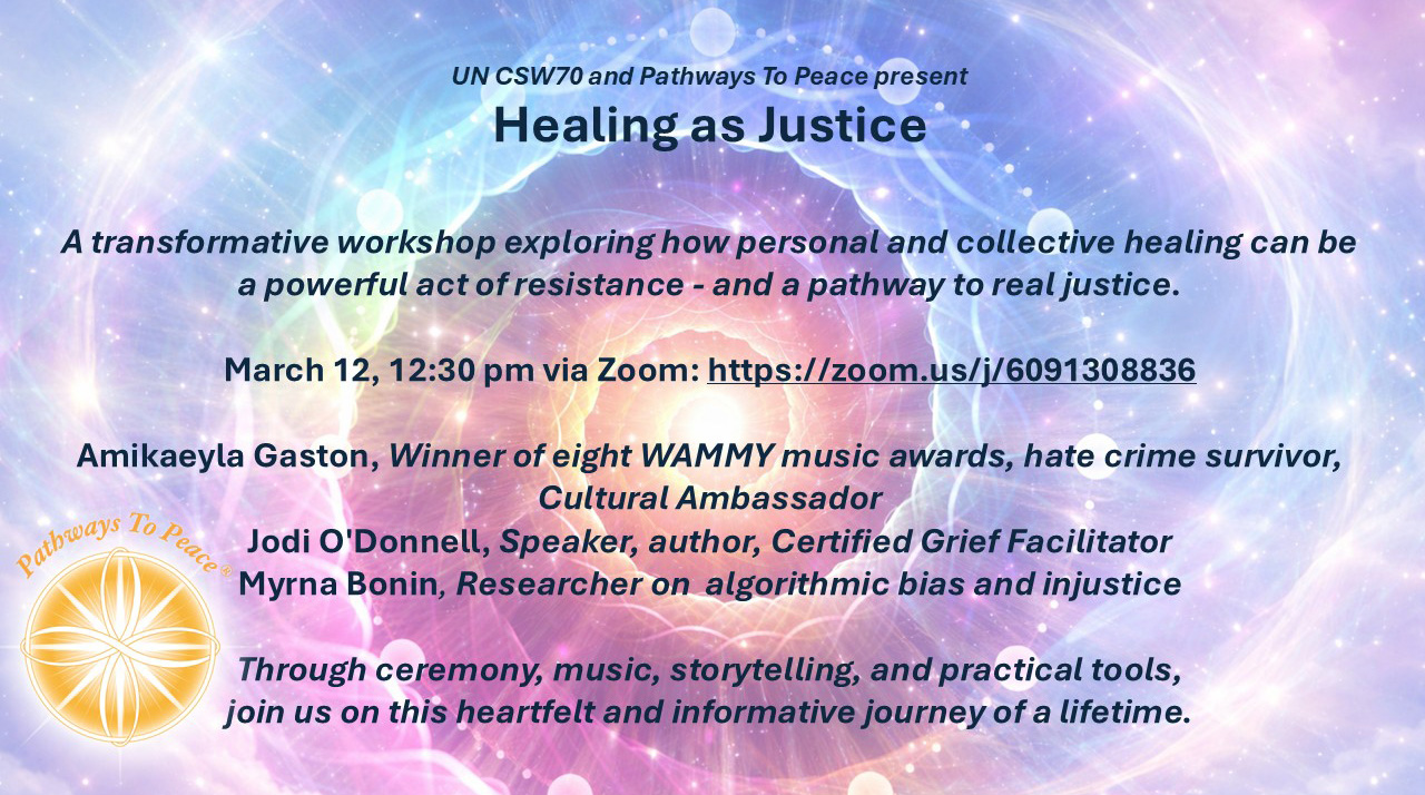 Healing as Justice Poster-CSW70