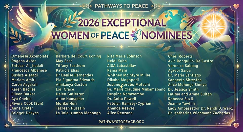 2026 Exceptional Women of Peace Nominees